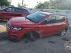 2021 Jeep Compass Latitude Red vin: 3C4NJCBB0MT600464