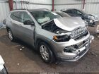 2022 Jeep Compass Latitude Fwd Silver vin: 3C4NJCBB0NT218565