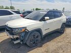 2019 Jeep Compass Latitude White vin: 3C4NJCBB6KT615466