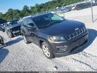 2021 Jeep Compass Latitude Fwd Gray vin: 3C4NJCBB6MT585436
