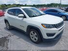 2021 Jeep Compass Latitude Fwd White vin: 3C4NJCBB7MT592248