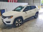 2018 Jeep Compass Latitude White vin: 3C4NJCBB8JT194526