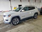 2021 Jeep Compass White vin: 3C4NJCCB3MT555650