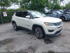 2021 Jeep Compass Limited Fwd White vin: 3C4NJCCB6MT597245