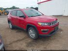 2018 Jeep Compass Sport 4x4 Red vin: 3C4NJDAB0JT334379