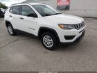 2018 Jeep Compass Sport 4x4 White vin: 3C4NJDAB5JT392259