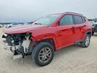 2018 Jeep Compass Red vin: 3C4NJDAB7JT168958