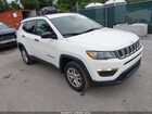 2018 Jeep Compass Sport 4x4 White vin: 3C4NJDAB8JT281656