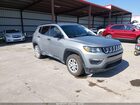 2021 Jeep Compass Sport 4x4 Gray vin: 3C4NJDAB8MT551795