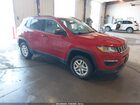 2019 Jeep Compass Sport 4x4 Red vin: 3C4NJDABXKT649949