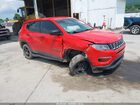 2021 Jeep Compass Sport 4x4 Orange vin: 3C4NJDABXMT509905