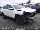 2017 Jeep Compass Latitude Белый vin: 3C4NJDBB0HT611122