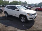 2019 Jeep Compass Latitude 4x4 White vin: 3C4NJDBB0KT652924