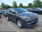 2022 Jeep Compass Latitude 4x4 Gray vin: 3C4NJDBB0NT148071
