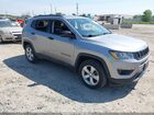 2018 Jeep Compass Latitude 4x4 Silver vin: 3C4NJDBB3JT350316