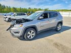 2017 Jeep Compass Latitude Silver vin: 3C4NJDBB4HT680461