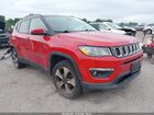 2018 Jeep Compass Latitude 4x4 Red vin: 3C4NJDBB4JT178166