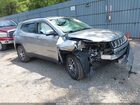 2020 Jeep Compass Latitude 4x4 Silver vin: 3C4NJDBB5LT129819