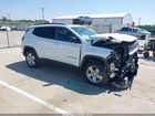 2022 Jeep Compass Latitude 4x4 White vin: 3C4NJDBB6NT128018