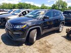 2019 Jeep Compass Latitude Black vin: 3C4NJDBB7KT828027