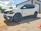 2021 Jeep Compass Latitude White vin: 3C4NJDBB7MT533786