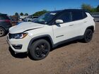 2020 Jeep Compass Latitude White vin: 3C4NJDBBXLT165246