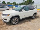 2019 Jeep Compass Limited White vin: 3C4NJDCB6KT791860