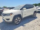2019 Jeep Compass Limited White vin: 3C4NJDCBXKT669857