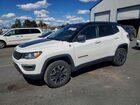 2020 Jeep Compass Trailhawk White vin: 3C4NJDDB1LT170736