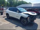2019 Jeep Compass Trailhawk 4x4 White vin: 3C4NJDDB4KT799969