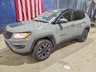 2021 Jeep Compass Trailhawk Gray vin: 3C4NJDDB4MT598317