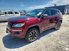 2021 Jeep Compass Trailhawk Maroon vin: 3C4NJDDB9MT591136
