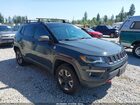 2018 Jeep Compass Trailhawk Gray vin: 3C4NJDDBXJT404093