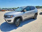 2020 Jeep Compass Trailhawk Silver vin: 3C4NJDDBXLT106677