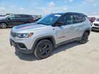 2023 Jeep Compass Trailhawk Silver vin: 3C4NJDDN6PT564667
