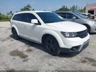 2018 Dodge Journey Crossroad White vin: 3C4PDCGG5JT216132