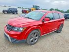 2017 Dodge Journey Crossroad Red vin: 3C4PDCGG6HT617621