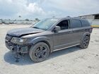 2019 Dodge Journey Crossroad Gray vin: 3C4PDCGG9KT693633