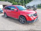 2018 Dodge Journey Crossroad Awd Maroon vin: 3C4PDDGG5JT197166