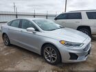 2019 Ford Fusion Sel Silver vin: 3FA6P0CD3KR238406