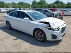 2020 Ford Fusion Sel White vin: 3FA6P0CD3LR152658