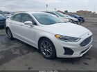 2019 Ford Fusion Sel White vin: 3FA6P0CD7KR146490