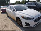 2019 Ford Fusion Sel White vin: 3FA6P0CD8KR253984