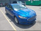 2017 Ford Fusion S Blue vin: 3FA6P0G70HR145307