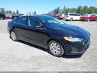 2020 Ford Fusion S Черный vin: 3FA6P0G70LR201075