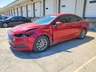 2017 Ford Fusion S Red vin: 3FA6P0G74HR404543