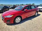 2020 Ford Fusion Burgundy vin: 3FA6P0G77LR230525