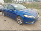 2017 Ford Fusion Se Blue vin: 3FA6P0H74HR378492
