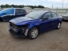 2016 Ford Fusion Se Blue vin: 3FA6P0H75GR283390
