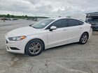 2018 Ford Fusion Se White vin: 3FA6P0H76JR254097